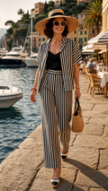 Chemise rayée "DOLCE VITA"